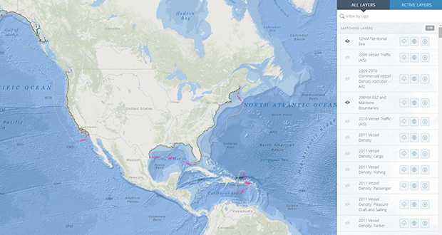 Marine Cadastre National Viewer Screenshot 